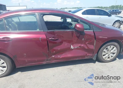 2012 Honda Civic Lx из США, поврежденный, VIN 2HGFB2F56CH588930